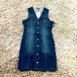 GUESS NWT Sz. S Dark Wash Addyson Knitdigo Dress